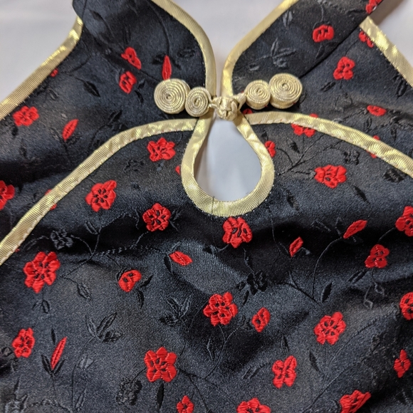 NWOT Vintage Custom made Silk Satin Halter Top XS - Picture 5 of 6